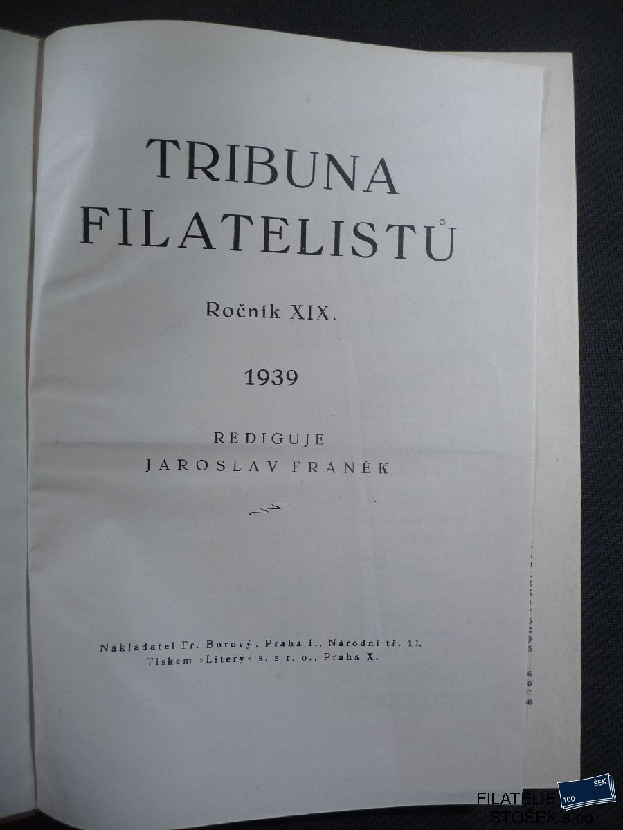 Časopisy Tribuna Filatelistů 1939