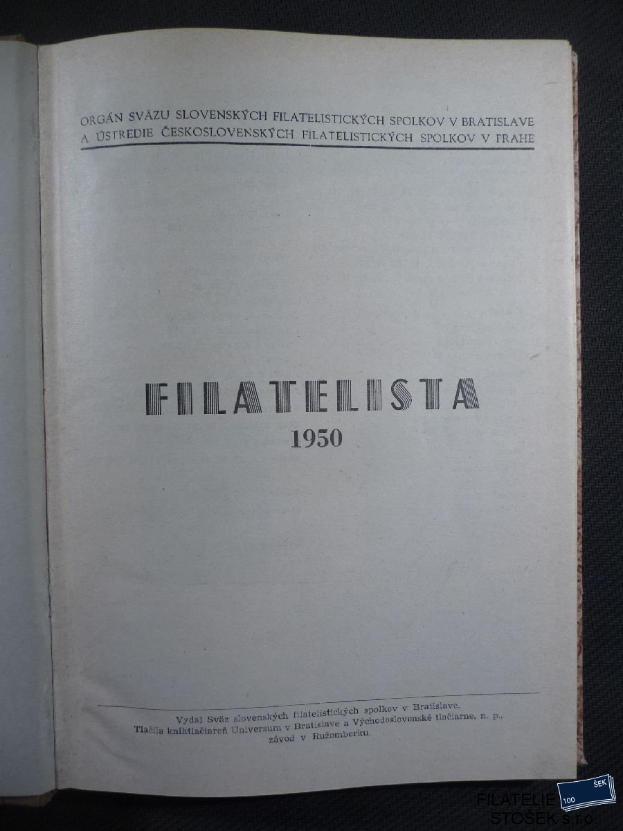 Časopisy Filatelista 1950