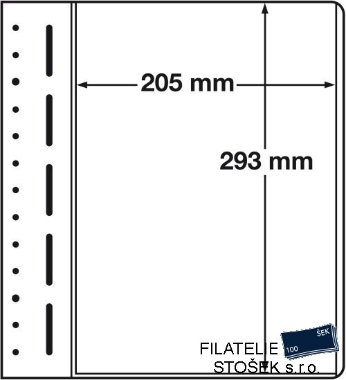 Albové listy na známky Leuchtturm LB1MAX