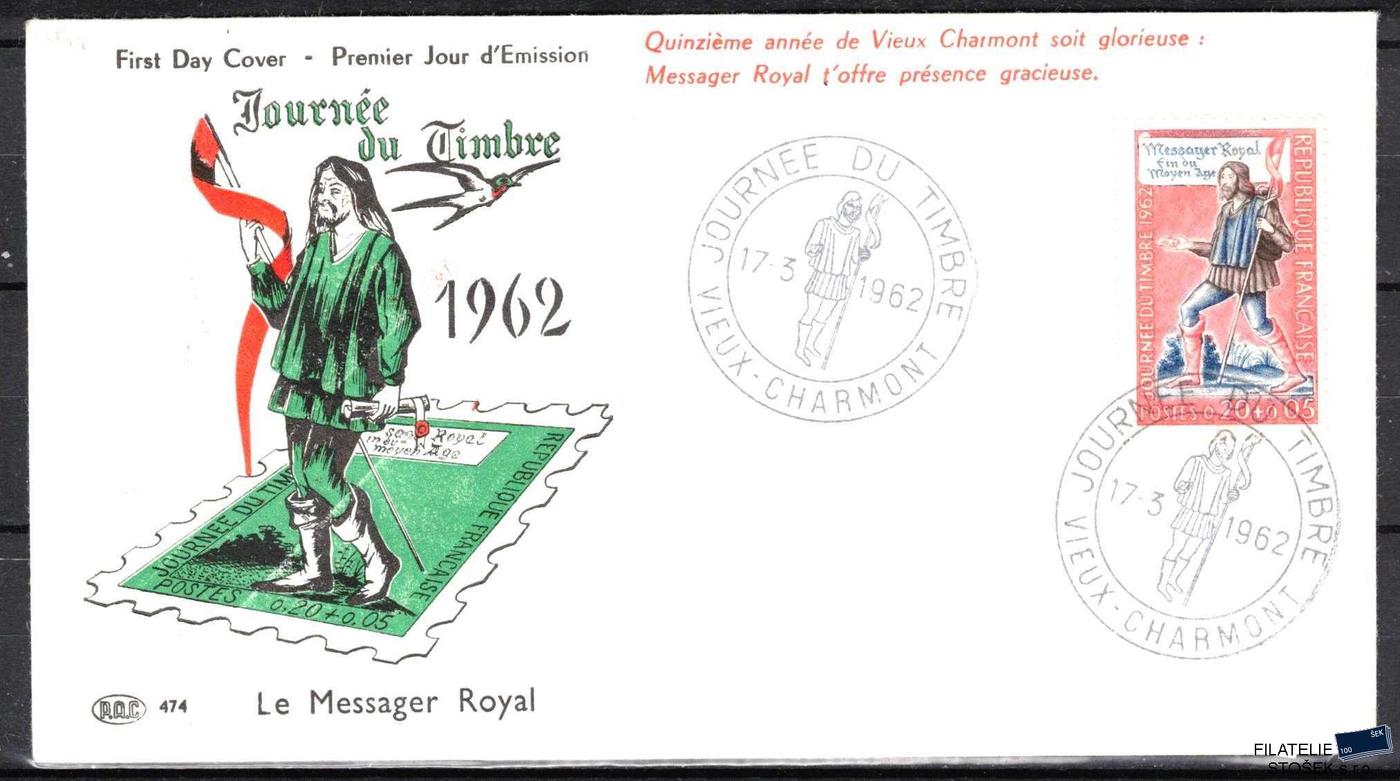 Francie známky Mi 1385 FDC