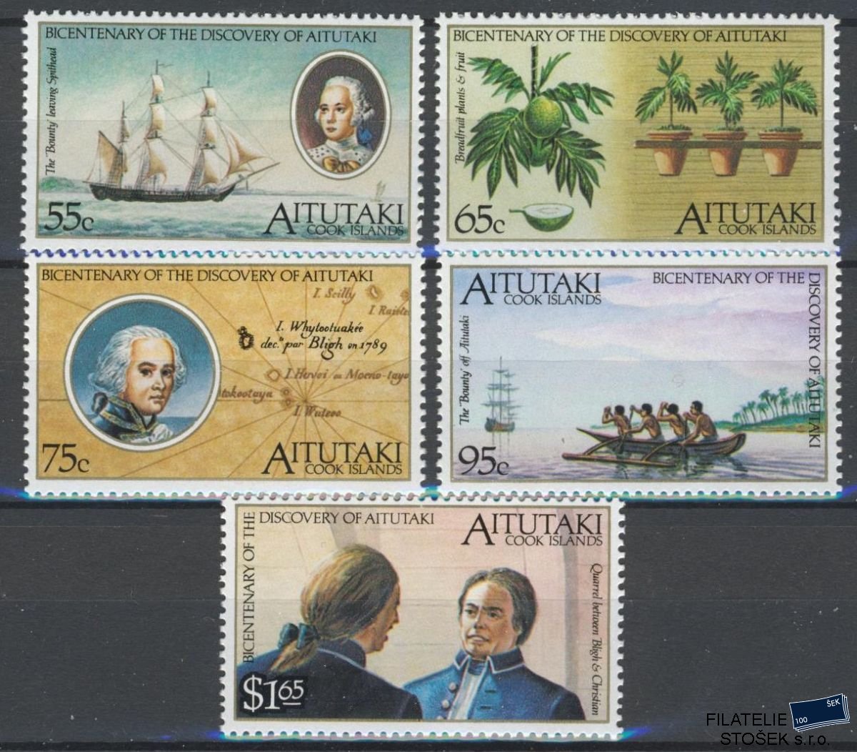 Aitutaki známky Mi 0648-52