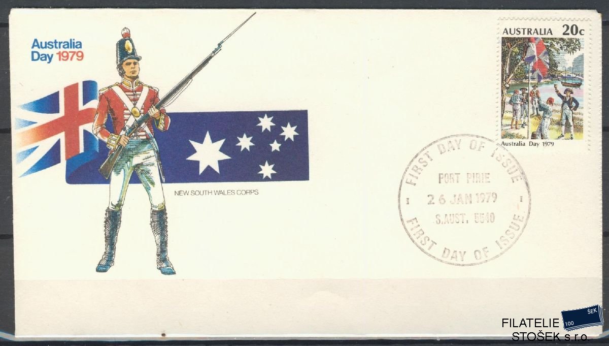 Austrálie známky FDC Mi 667