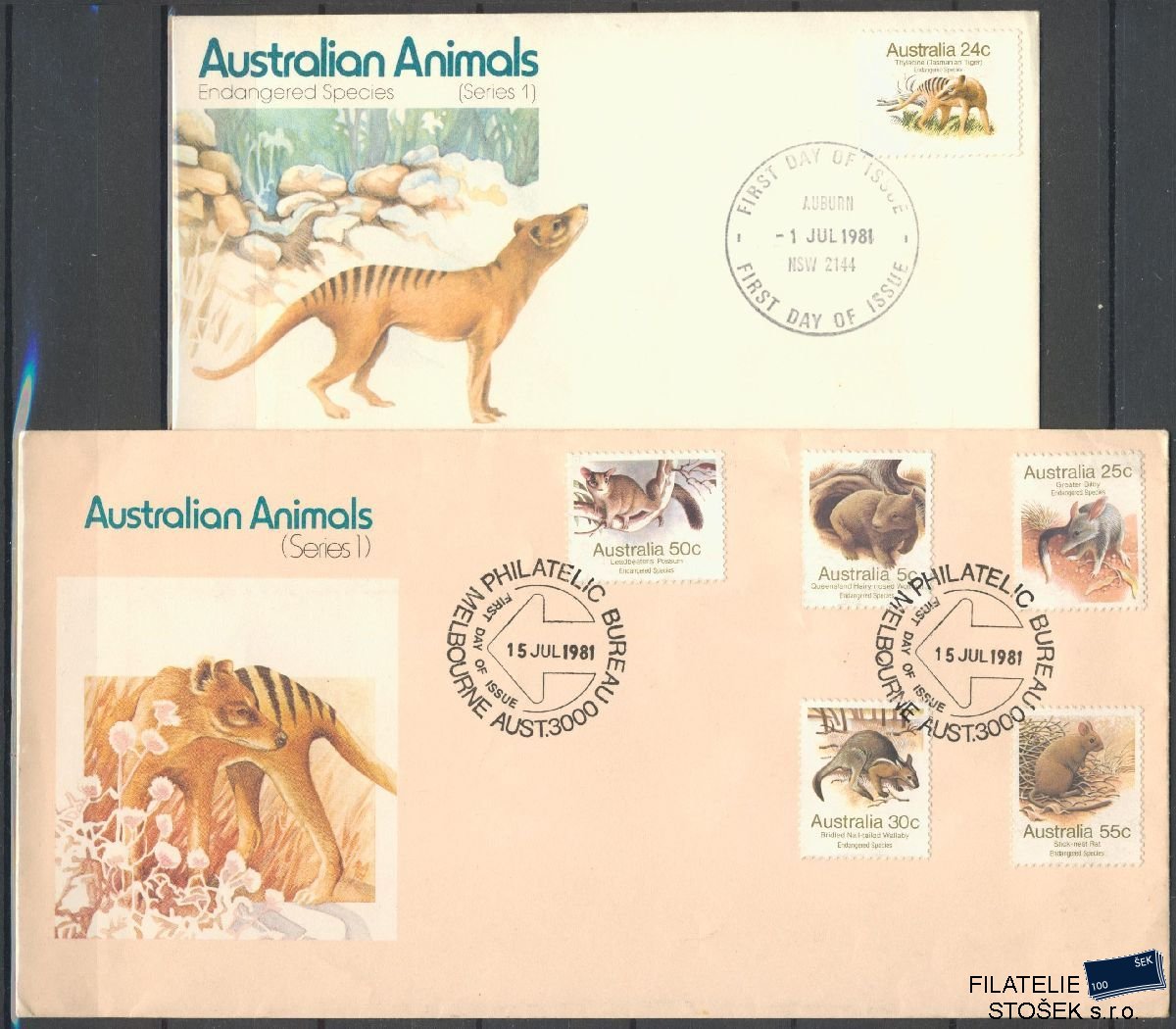 Austrálie známky FDC Mi 754-59 2ks