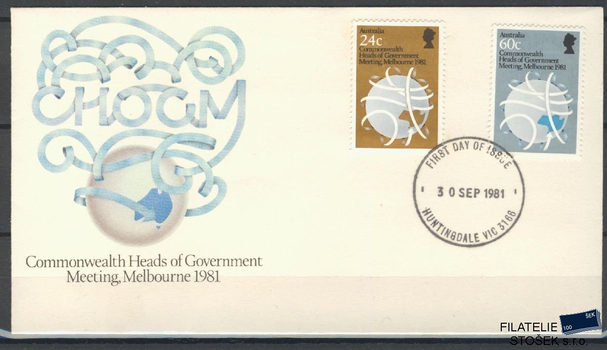 Austrálie známky FDC Mi 770-71