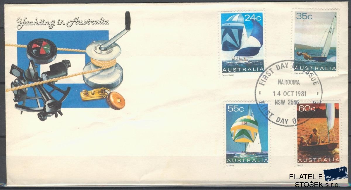 Austrálie známky FDC Mi 772-75