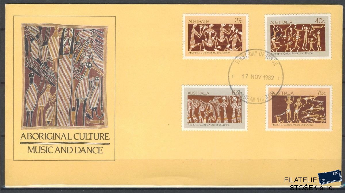 Austrálie známky FDC Mi 811-14