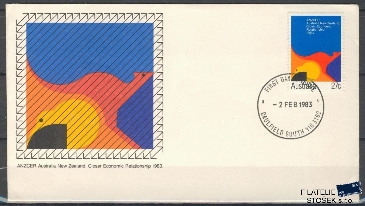 Austrálie známky FDC Mi 830