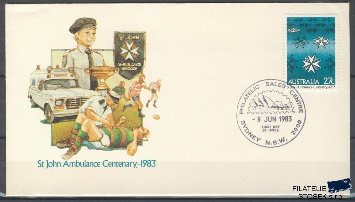 Austrálie známky FDC Mi 838