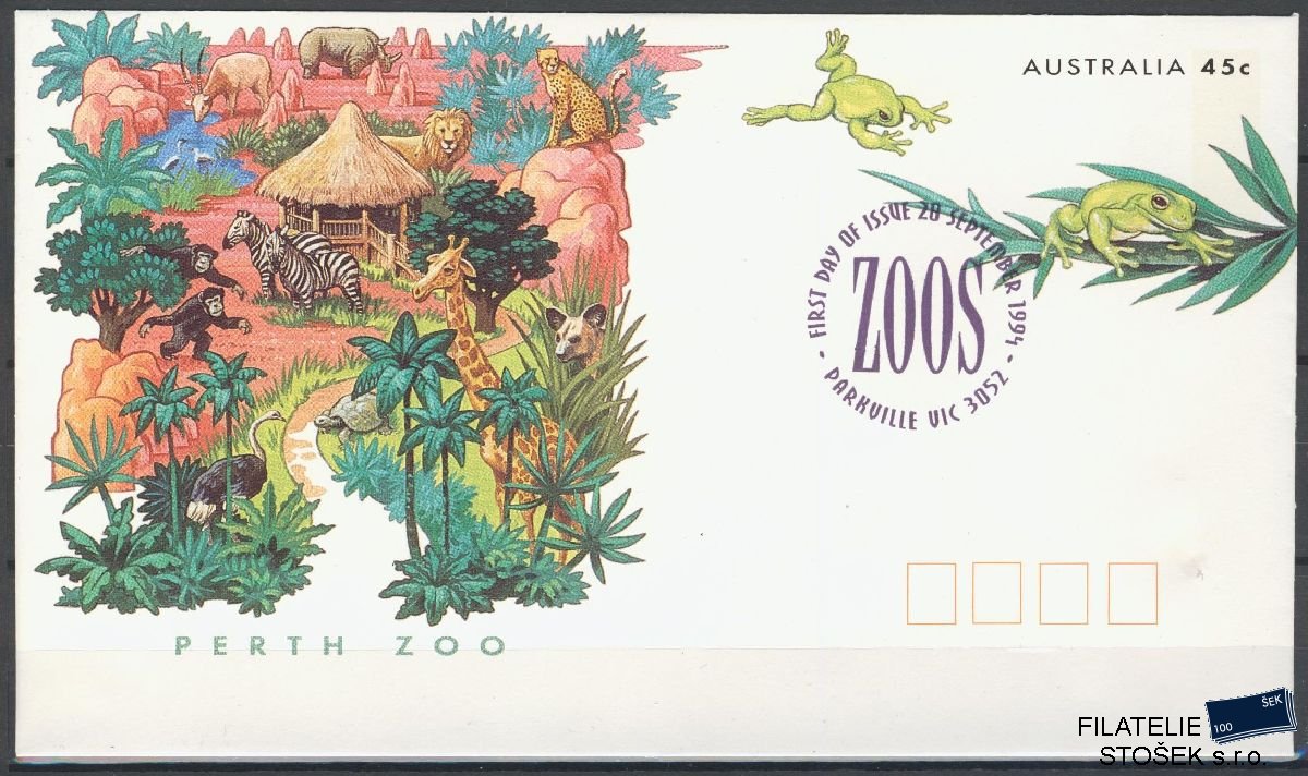 Austrálie známky FDC Mi - ZOO