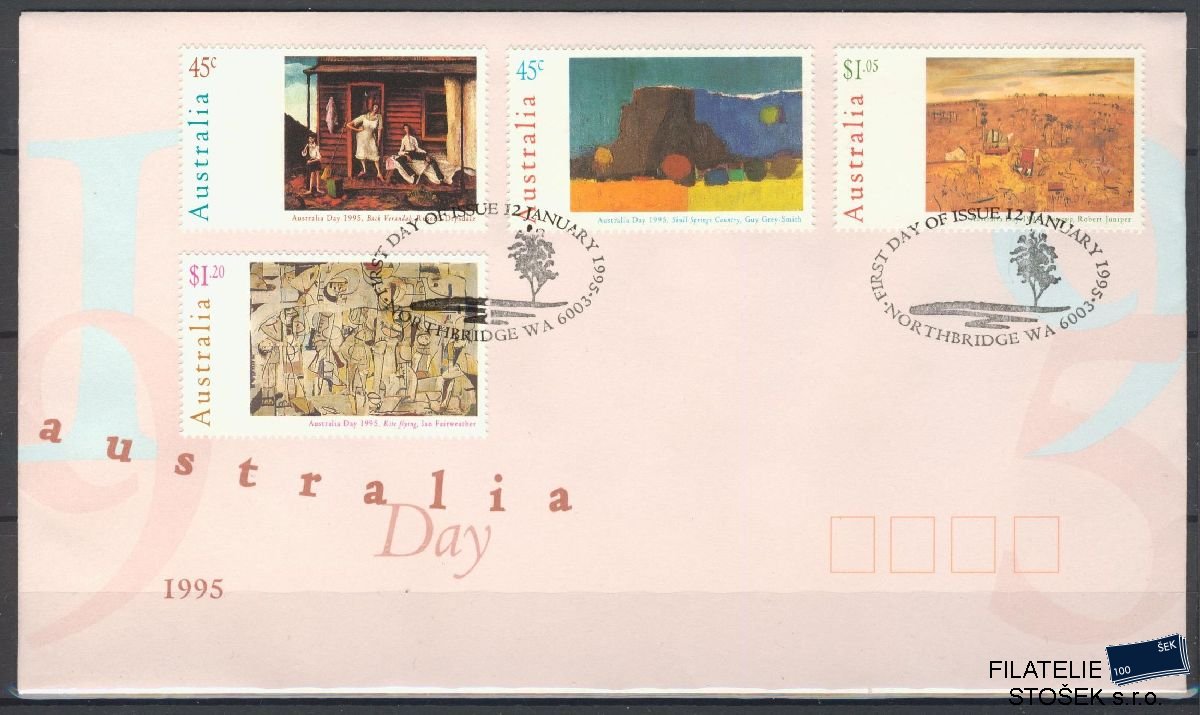 Austrálie známky FDC Mi 1451-54