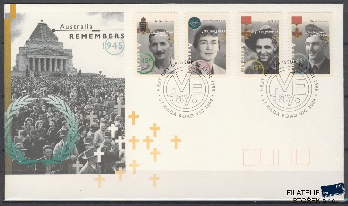 Austrálie známky FDC Mi 1473-76