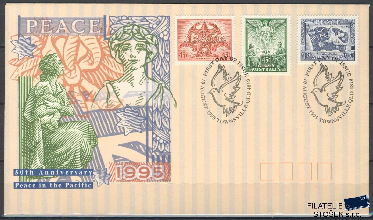 Austrálie známky FDC Mi 1494-96