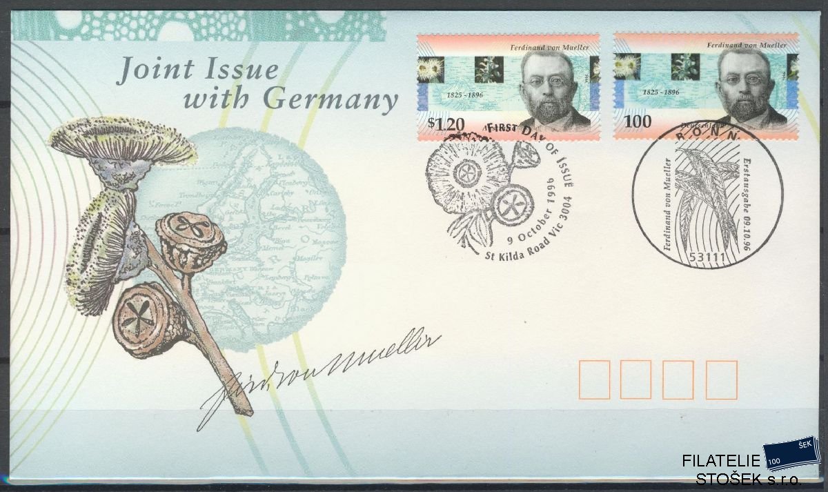 Austrálie známky FDC Mi 1605 + Německo