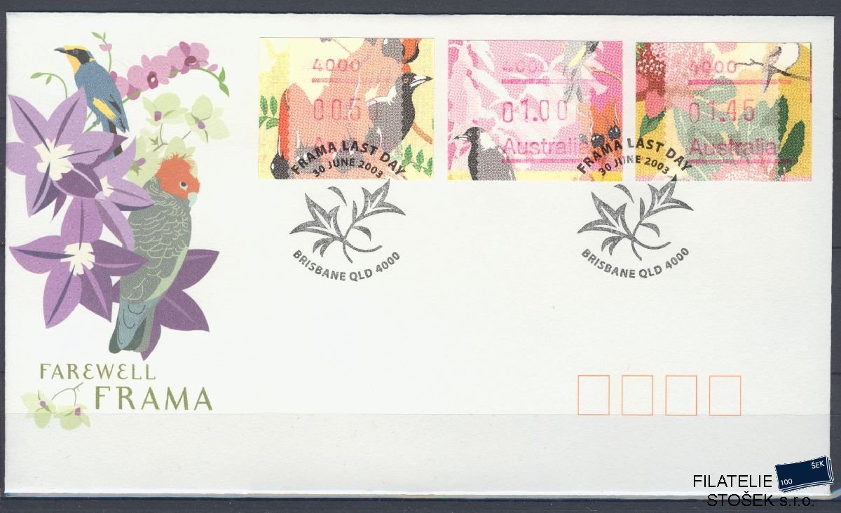 Austrálie známky FDC Mi A 63