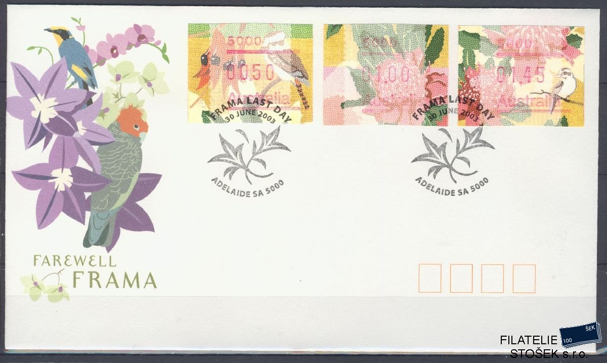 Austrálie známky FDC Mi A 63