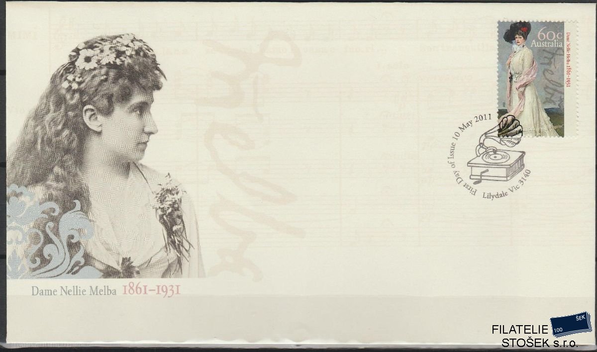 Austrálie známky FDC Mi 3565