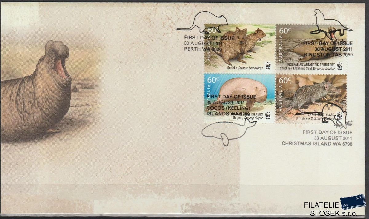 Austrálie známky FDC Mi 3606-9