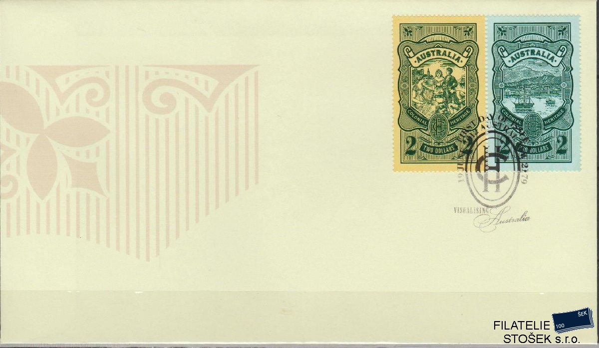 Austrálie známky FDC Mi 3754-55