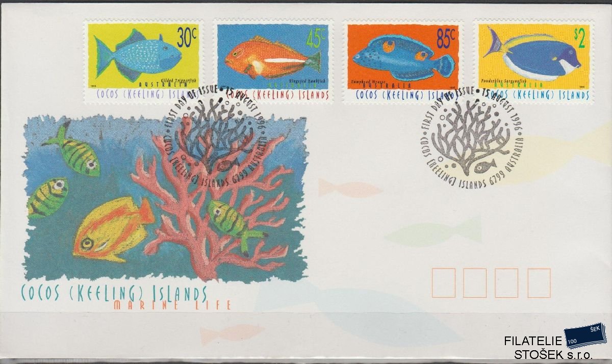 Cocos Islands známky FDC Mi 350-53