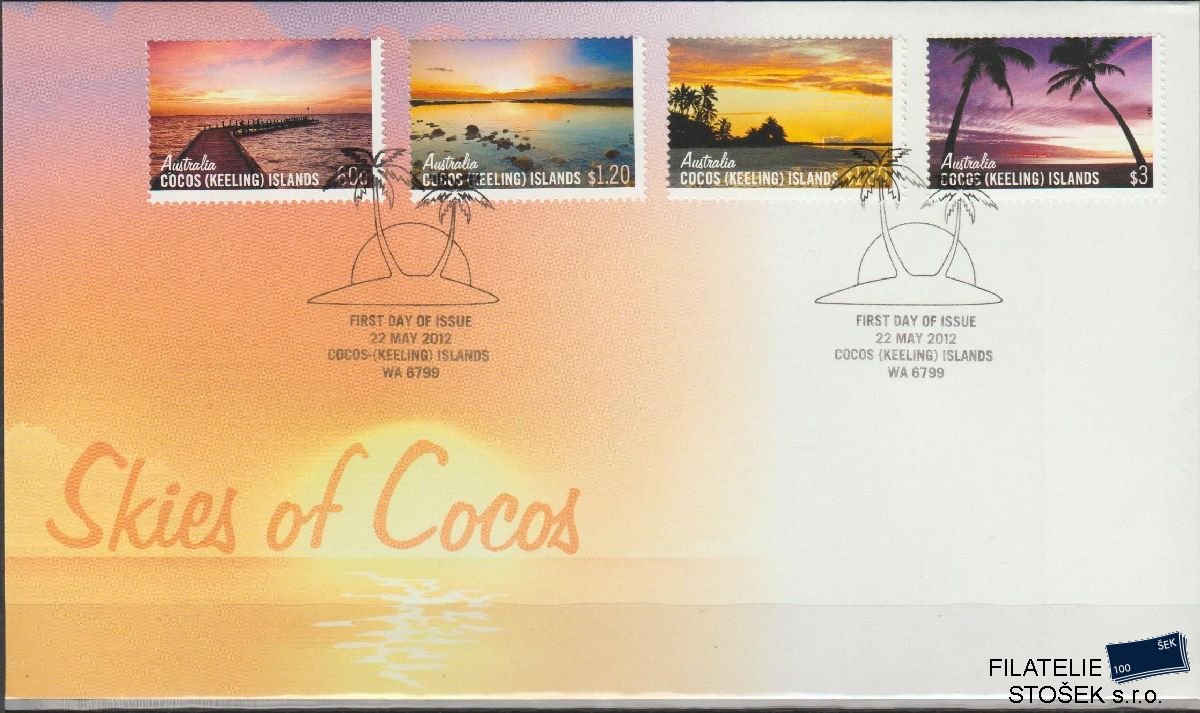 Cocos Islands známky FDC Mi 484-87