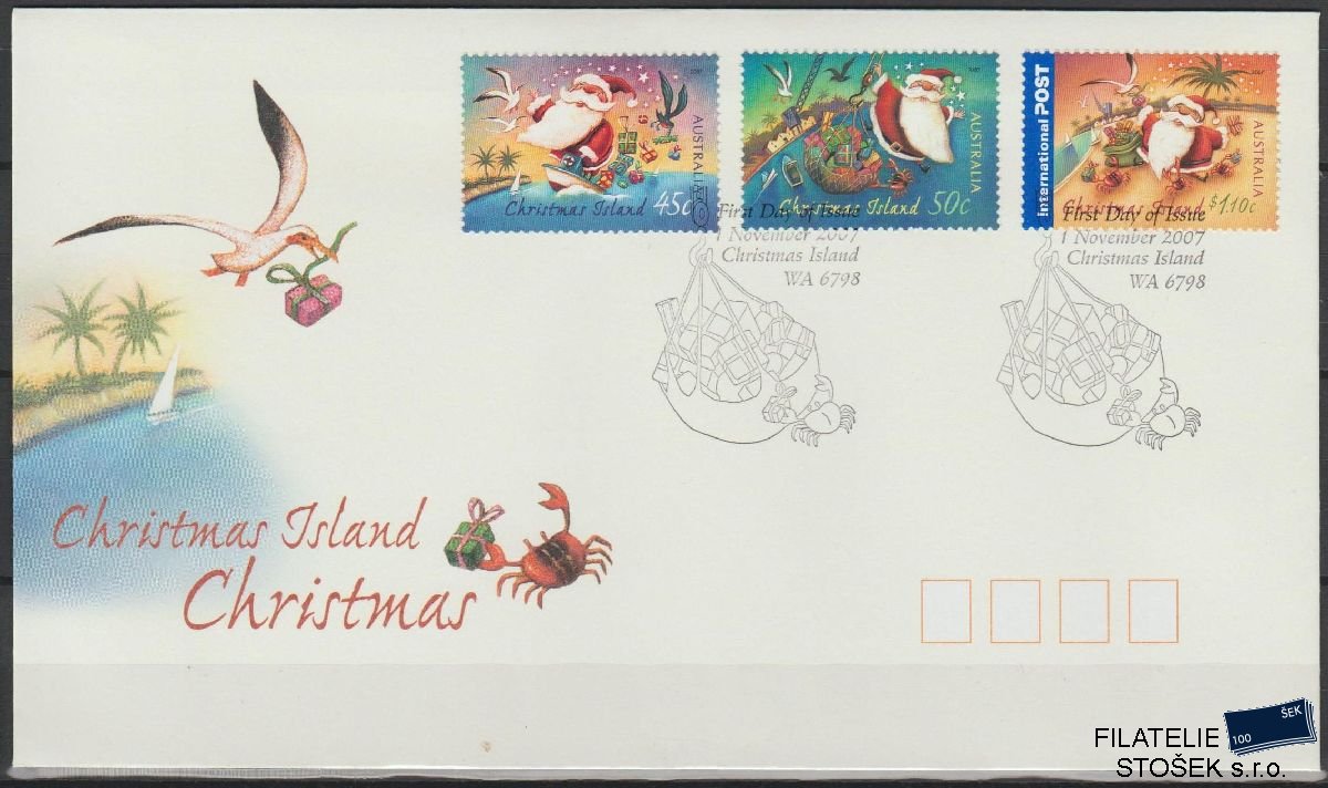 Christmas Islands známky FDC Mi 612-14