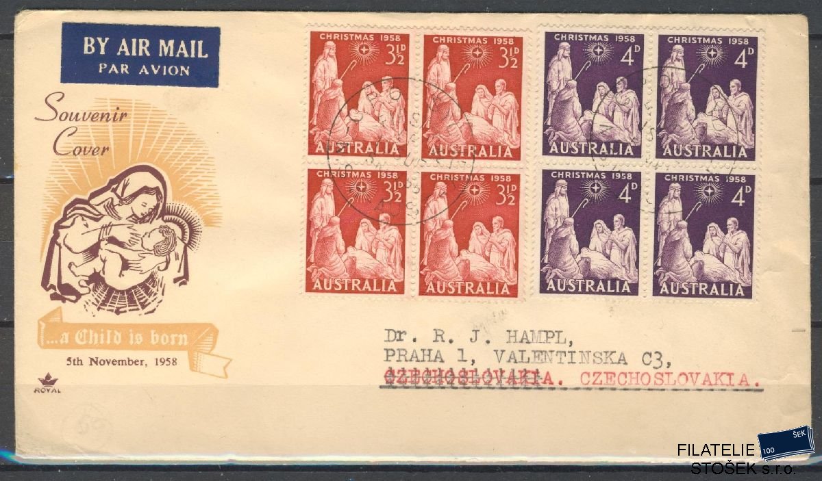 Austrálie známky FDC Mi 286-87