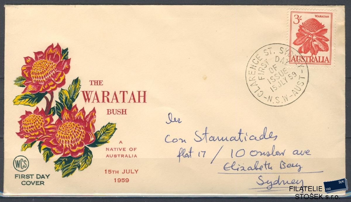 Austrálie známky FDC Mi 302