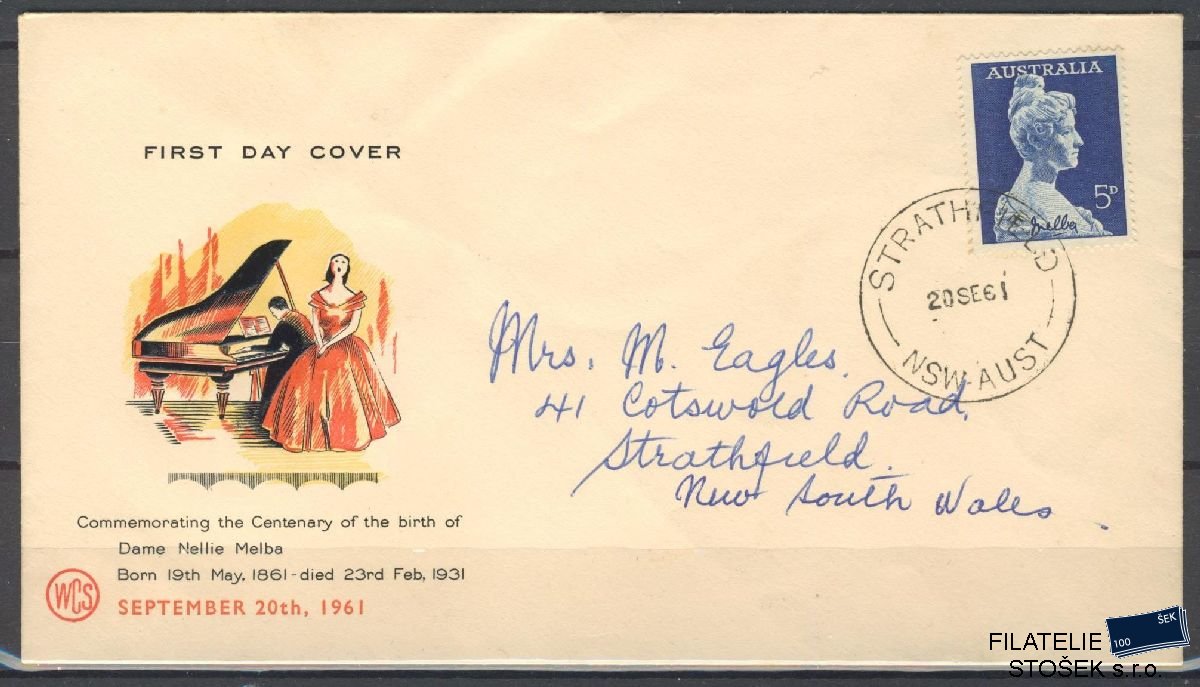 Austrálie známky FDC Mi 314