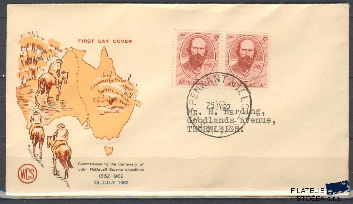 Austrálie známky FDC Mi 317