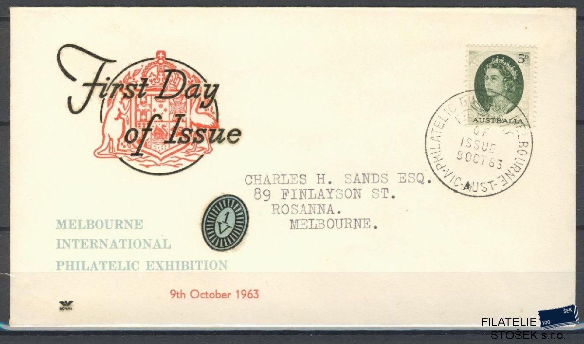 Austrálie známky FDC Mi 329