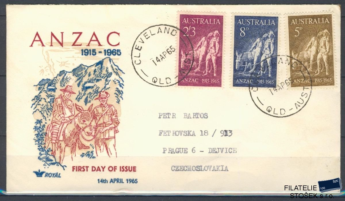 Austrálie známky FDC Mi 349-51