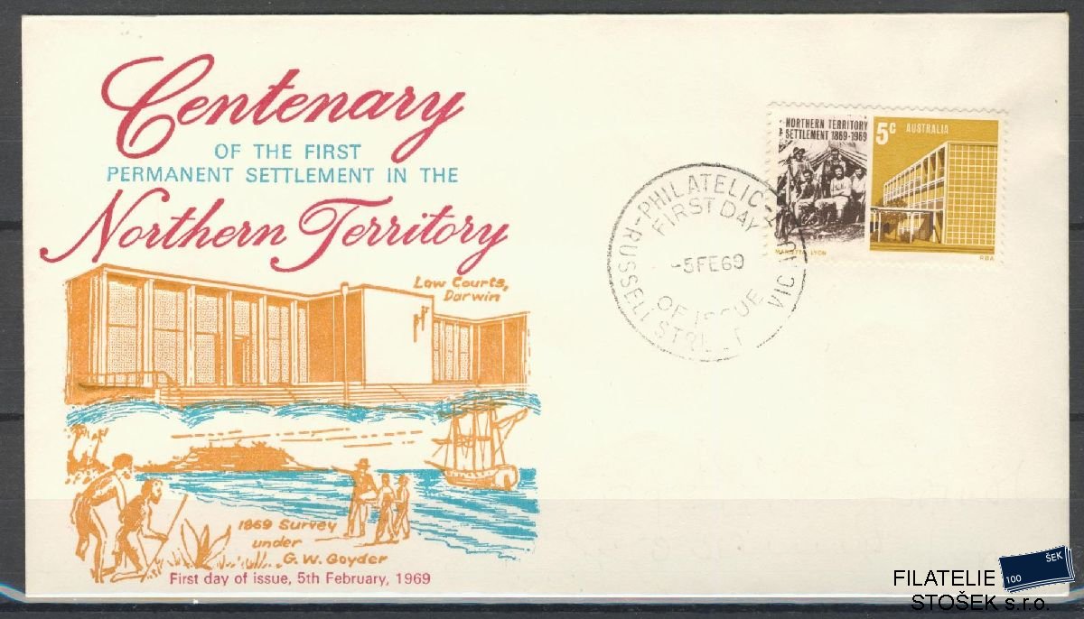 Austrálie známky FDC Mi 415