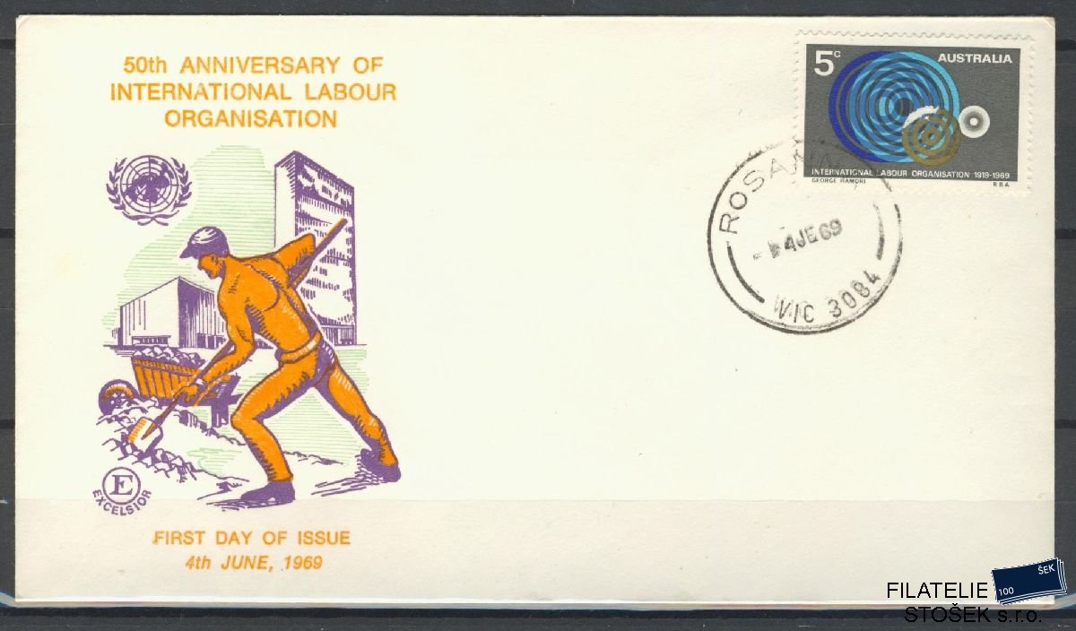 Austrálie známky FDC Mi 417