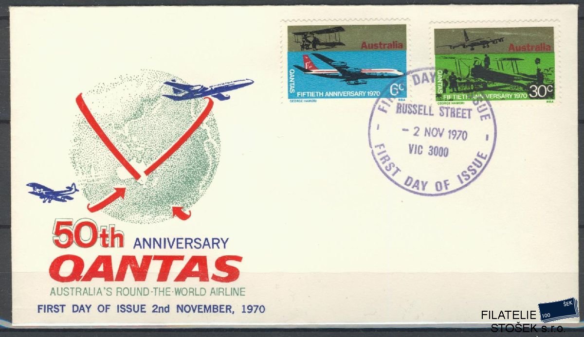 Austrálie známky FDC Mi 455-56