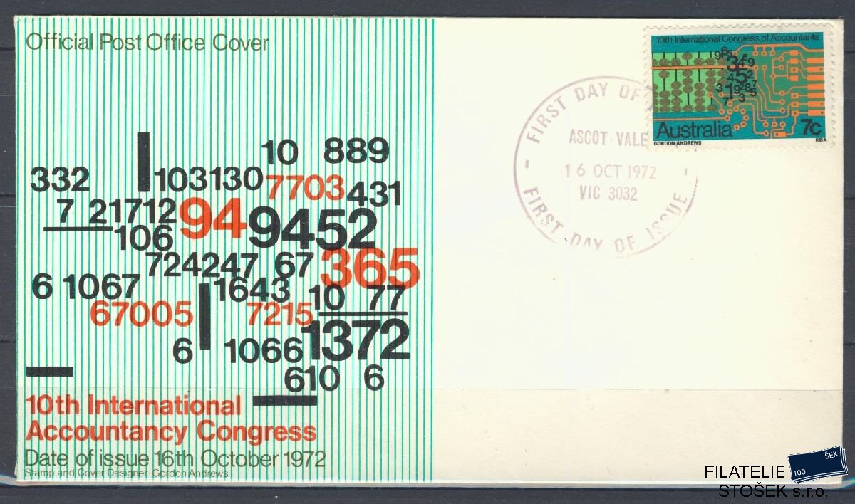 Austrálie známky FDC Mi 503