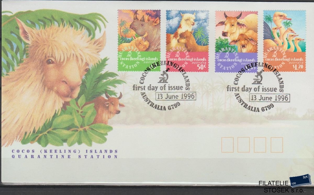 Cocos Islands známky FDC Mi 346-49