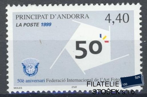 Andora fr. známky Mi 542