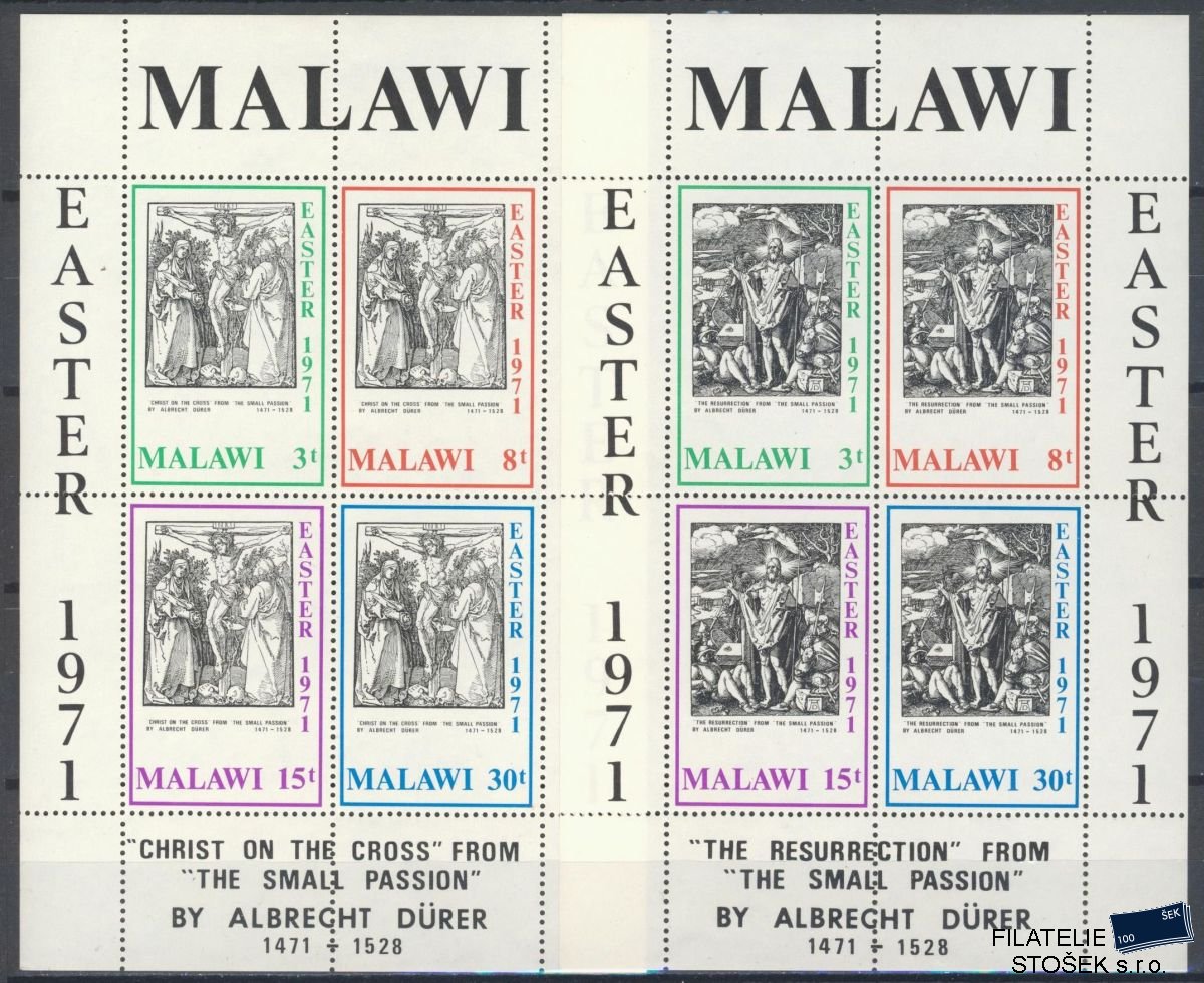 Malawi známky Mi 0161-8 - Bl.22-3