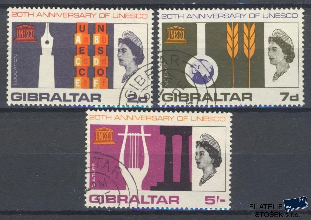 Gibraltar známky Mi 185-87