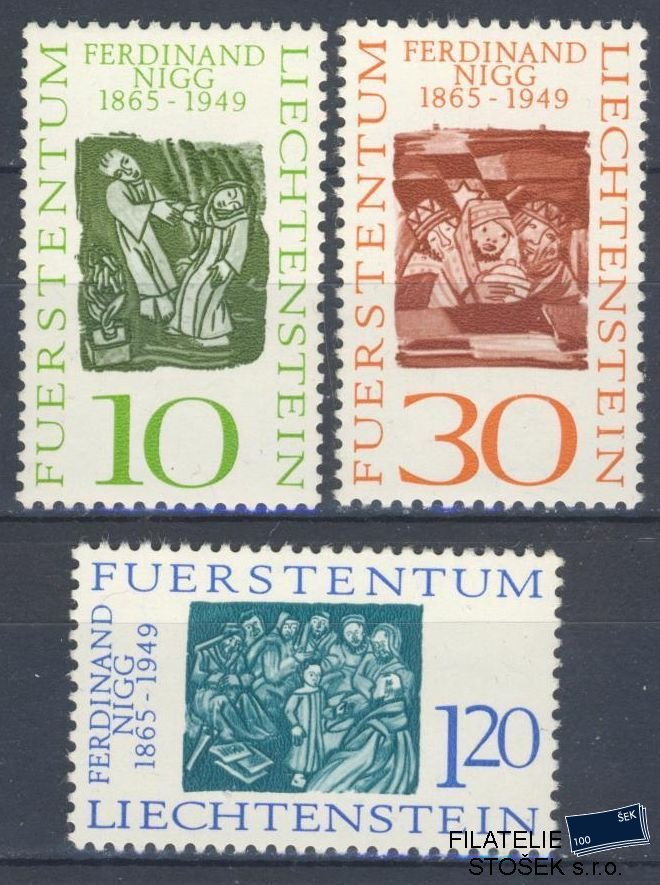 Liechtenstein známky Mi 455-7