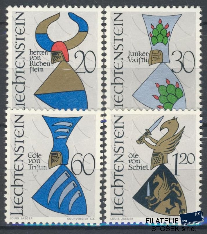 Liechtenstein známky Mi 465-8