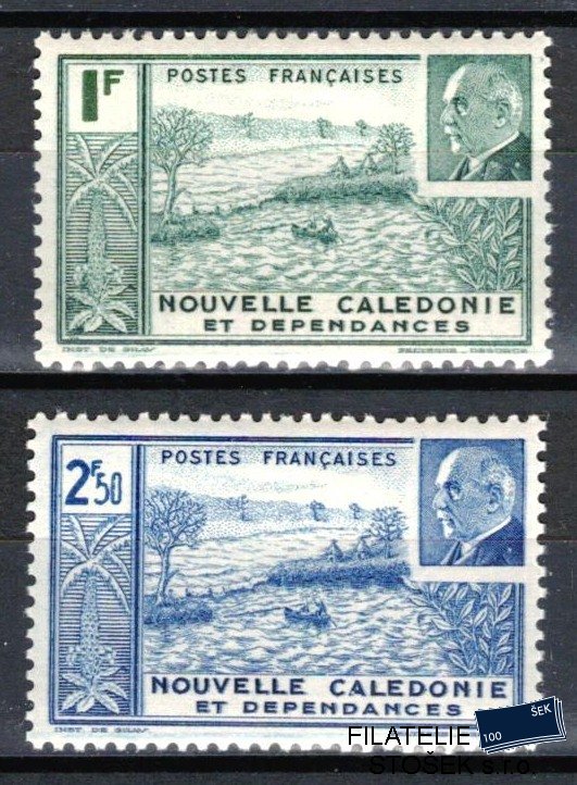 N.Caledonie známky 1941 Marechal Petain