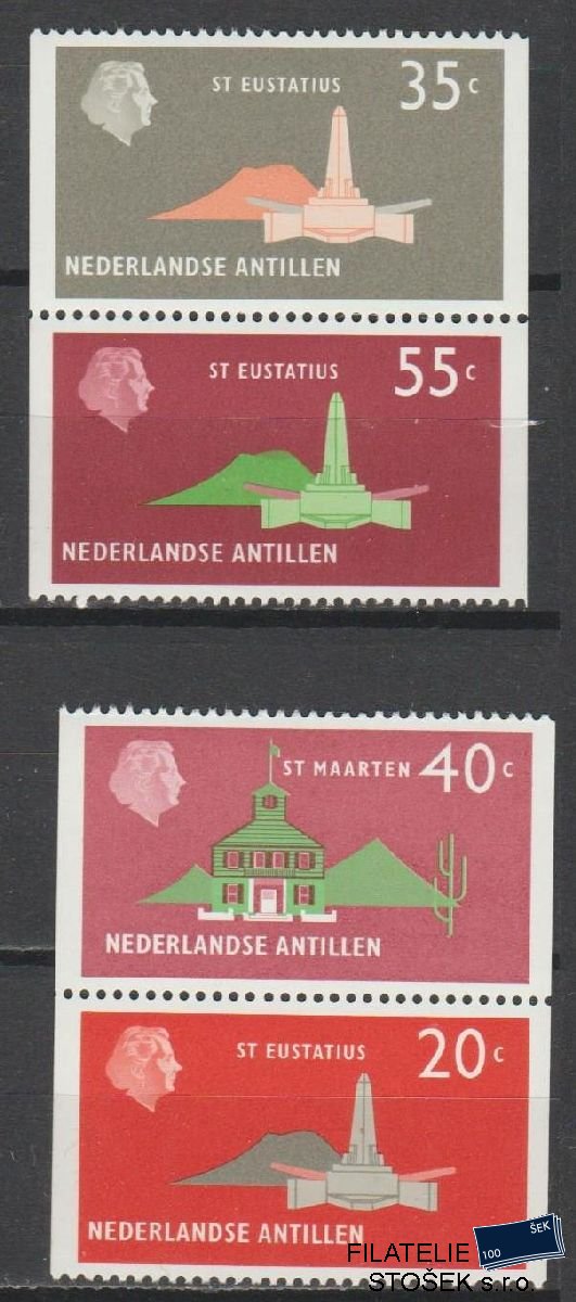 Nederlandse Antillen známky Mi 348-51