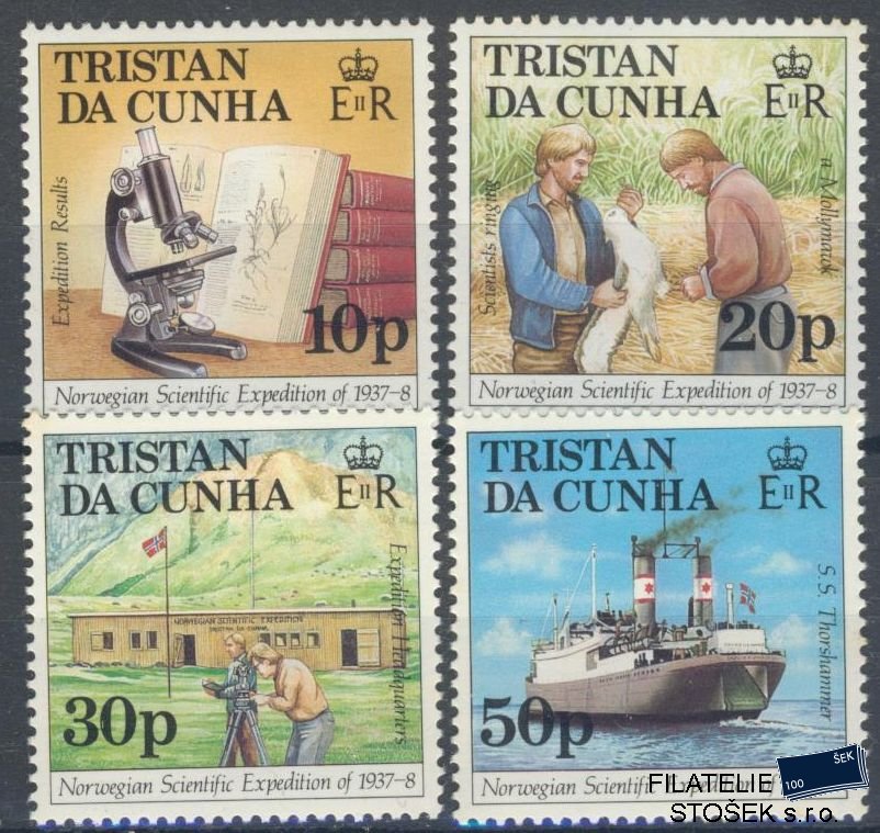 Tristan da Cunha známky Mi 429-32