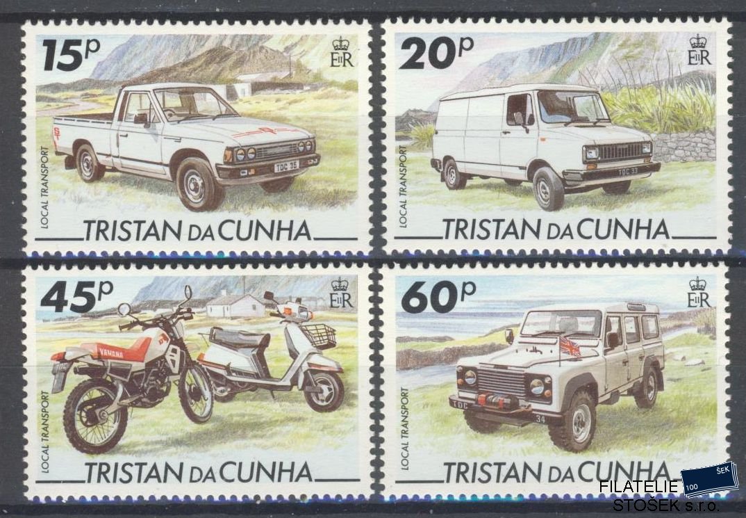 Tristan da Cunha známky Mi 571-74