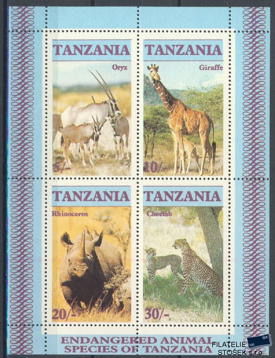 Tanzania známky Mi Blok 58