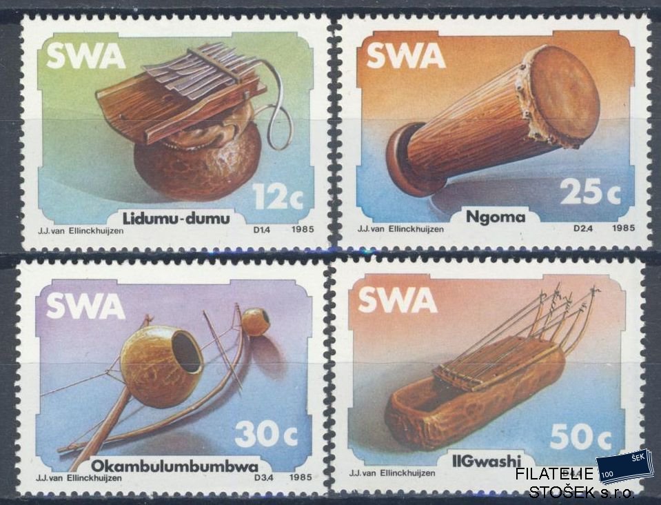 South West Africa známky Mi 579-82