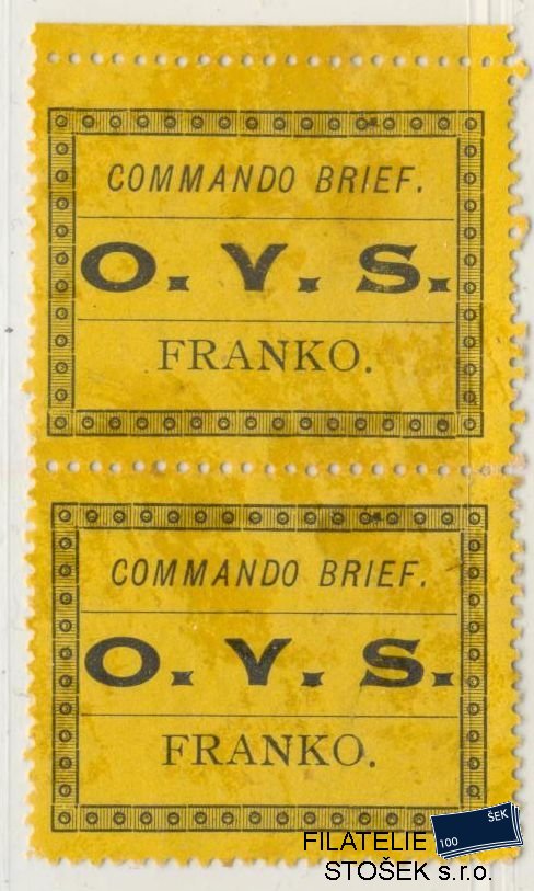 Oranje Staat známky Mi M 1 - Military frank Stamp - KVP