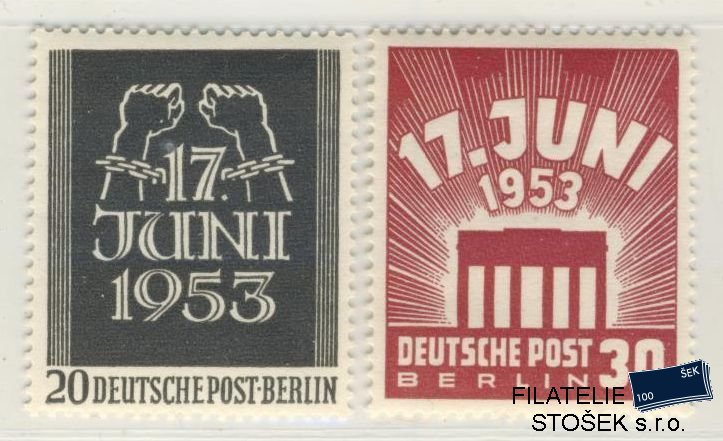 Berlín známky Mi 110-11