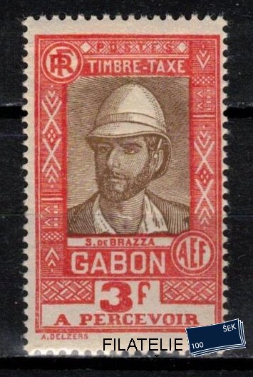 Gabon známky Yv TT 22